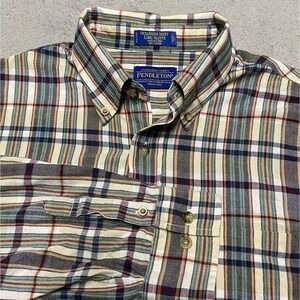 Pendleton Oceanside Shirt Mens‎ Large Please Button Down Classic Cotton